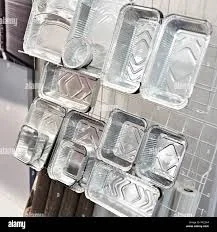 Shimmering silver foil wrapping material for gifts and crafts